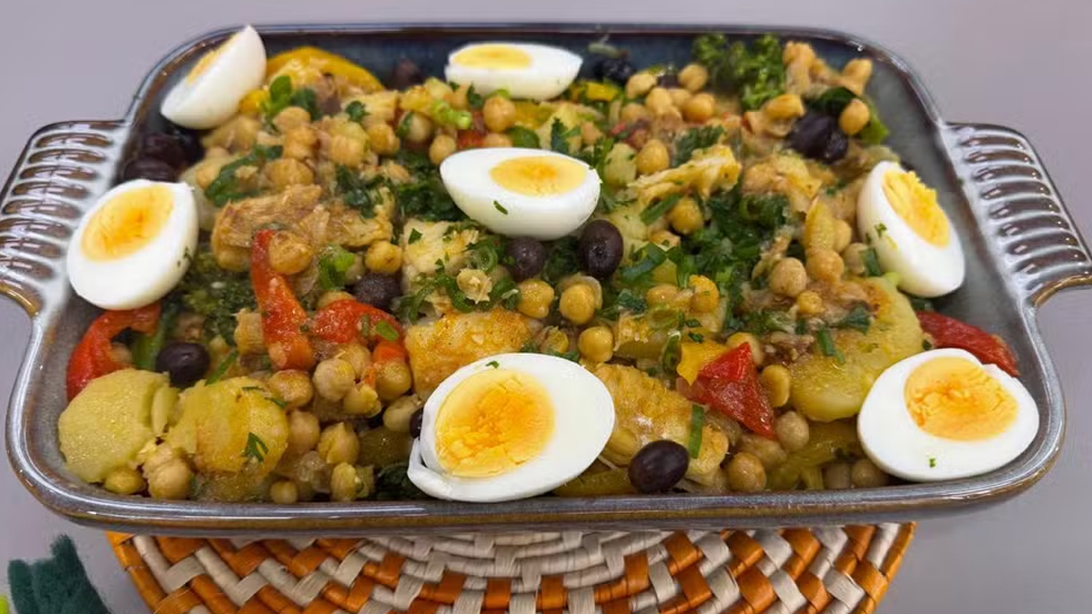 Bacalhau com Grão-de-Bico A Receita Tradicional que Nunca Sai de Moda!