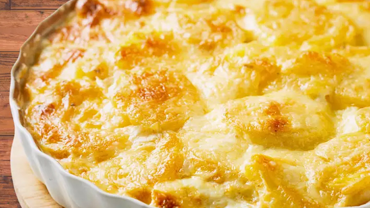 Batata-Doce Gratinada Cremosa