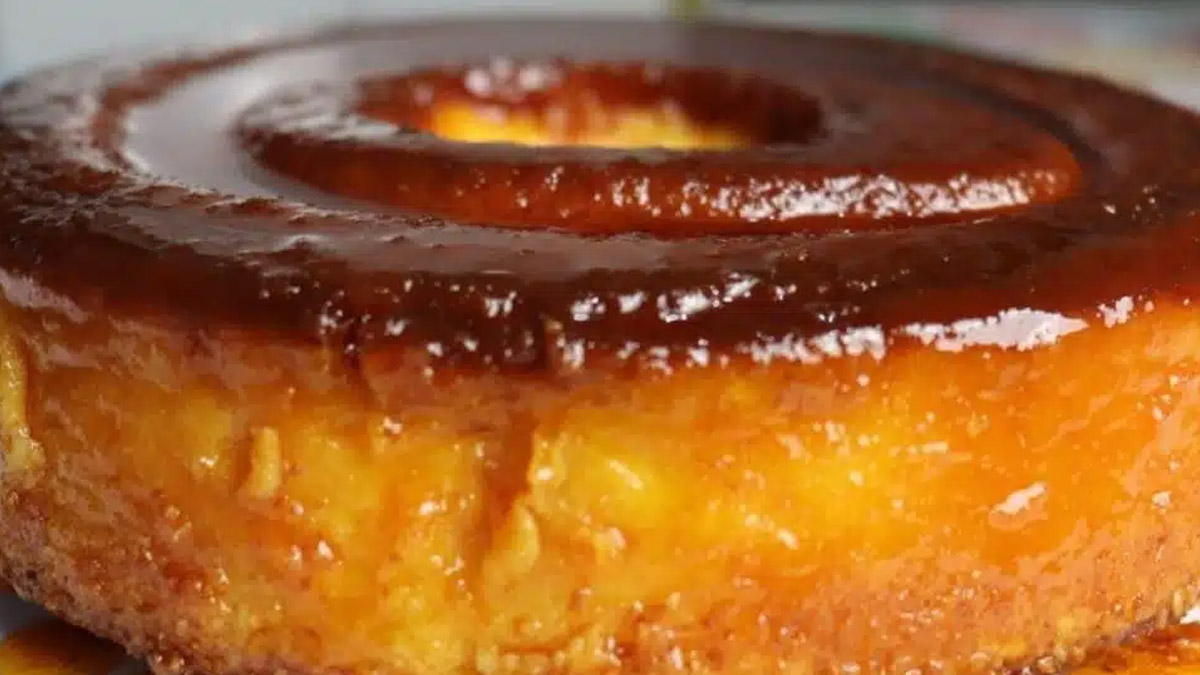 Receita Bolo queijadinha cremosão