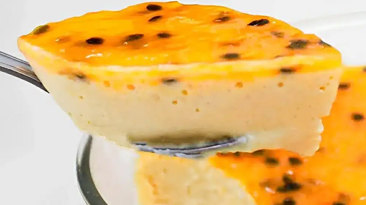 Receita Mousse de Maracujá Cremoso