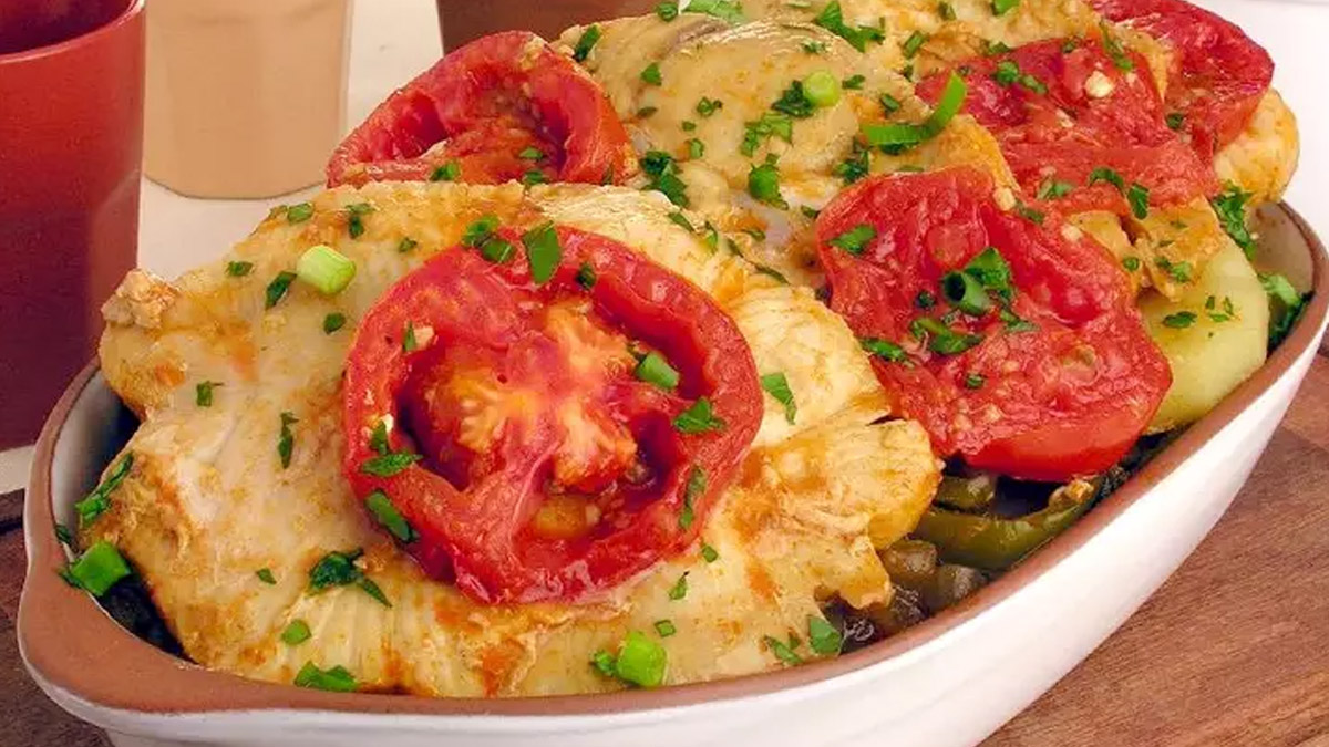 Receita Peixe Ensopado