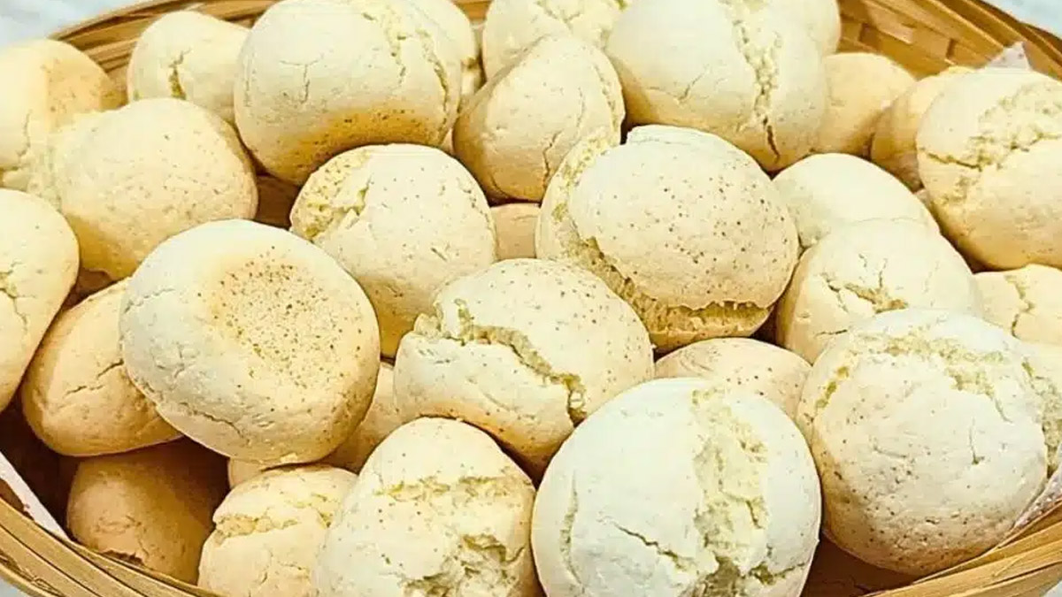 Receita Biscoitinho de Polvilho de Coco