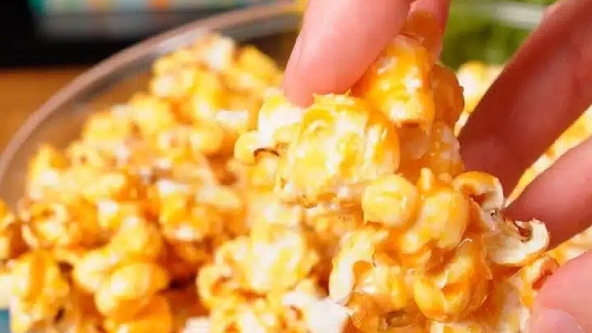 Receita Caseira de Pipoca Doce Crocante com Caramelo