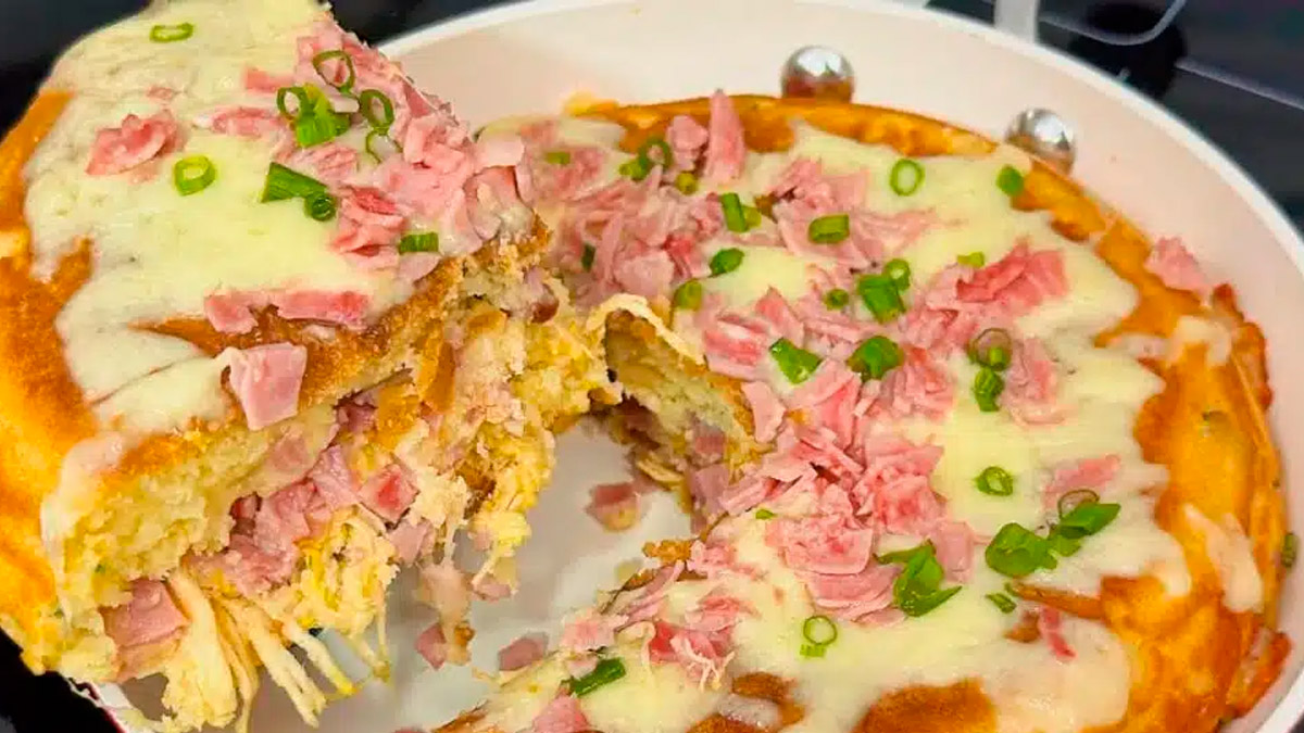 Receita Lanche de frigideira