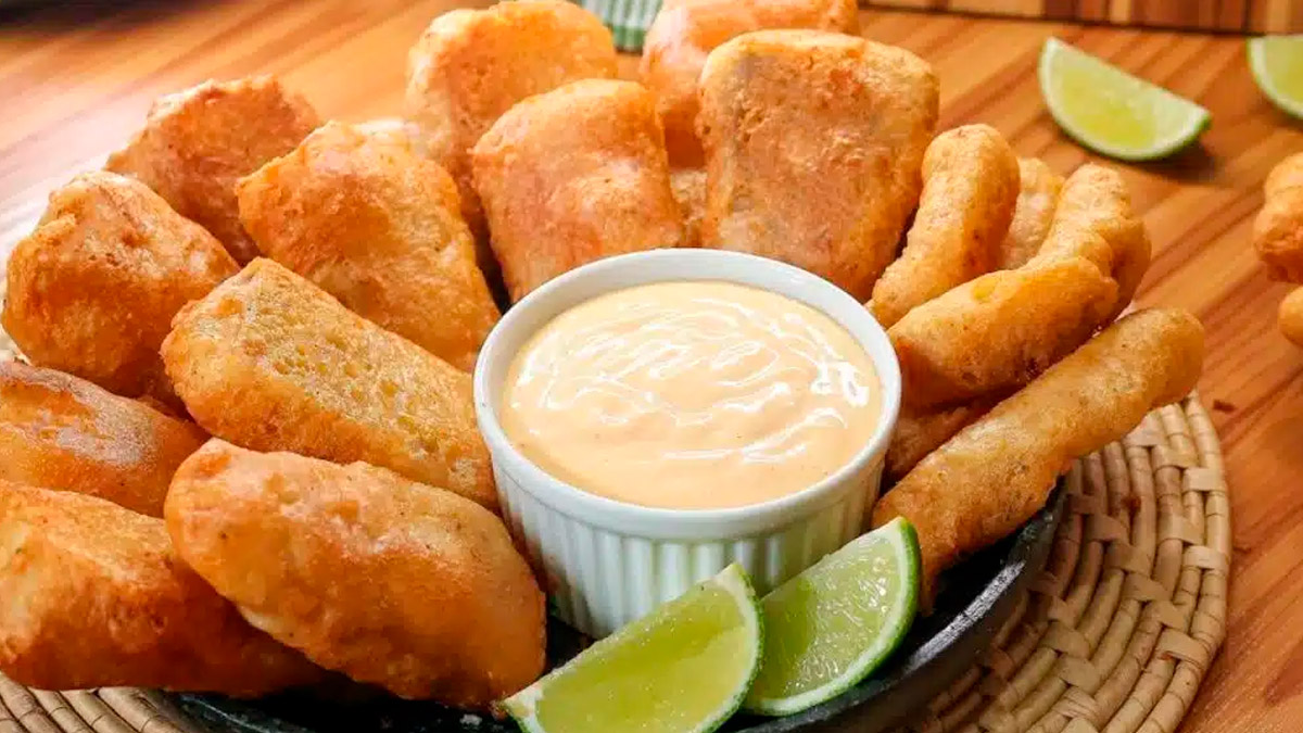 Receita de peixe empanado crocante