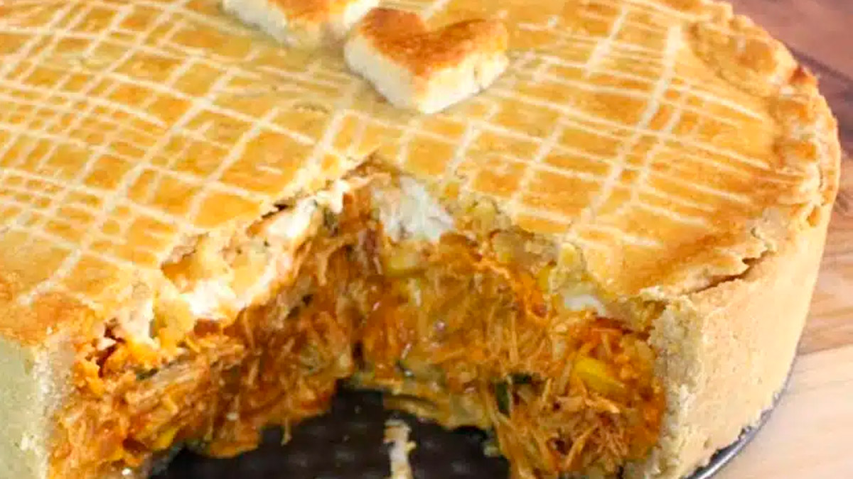 Receita de empadão de frango