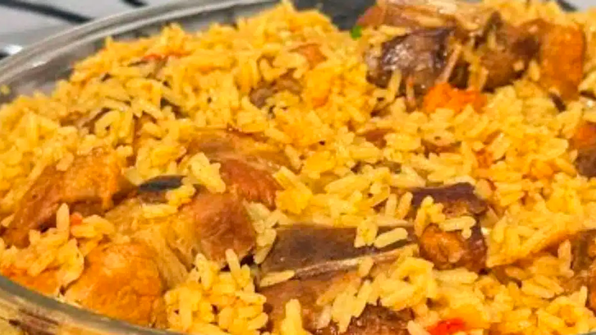 Receita arroz de costelinha