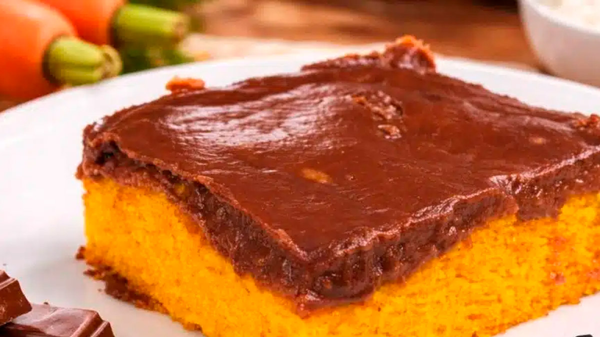 Receita de bolo de cenoura