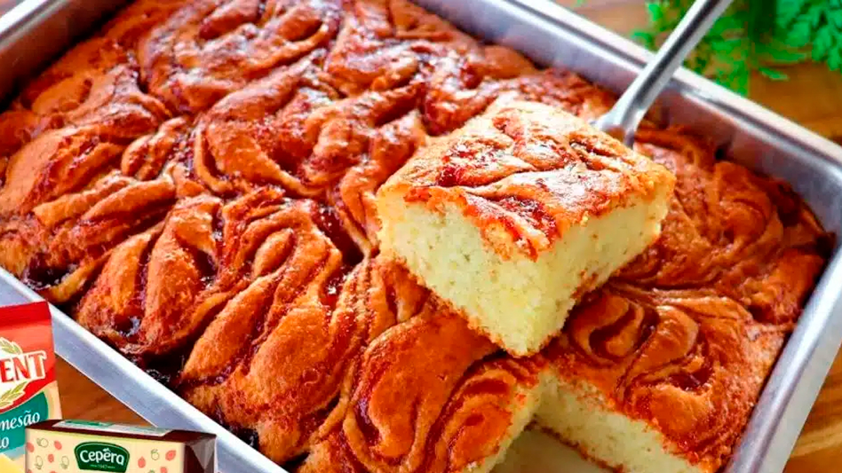Receita de bolo mineiro fofinho